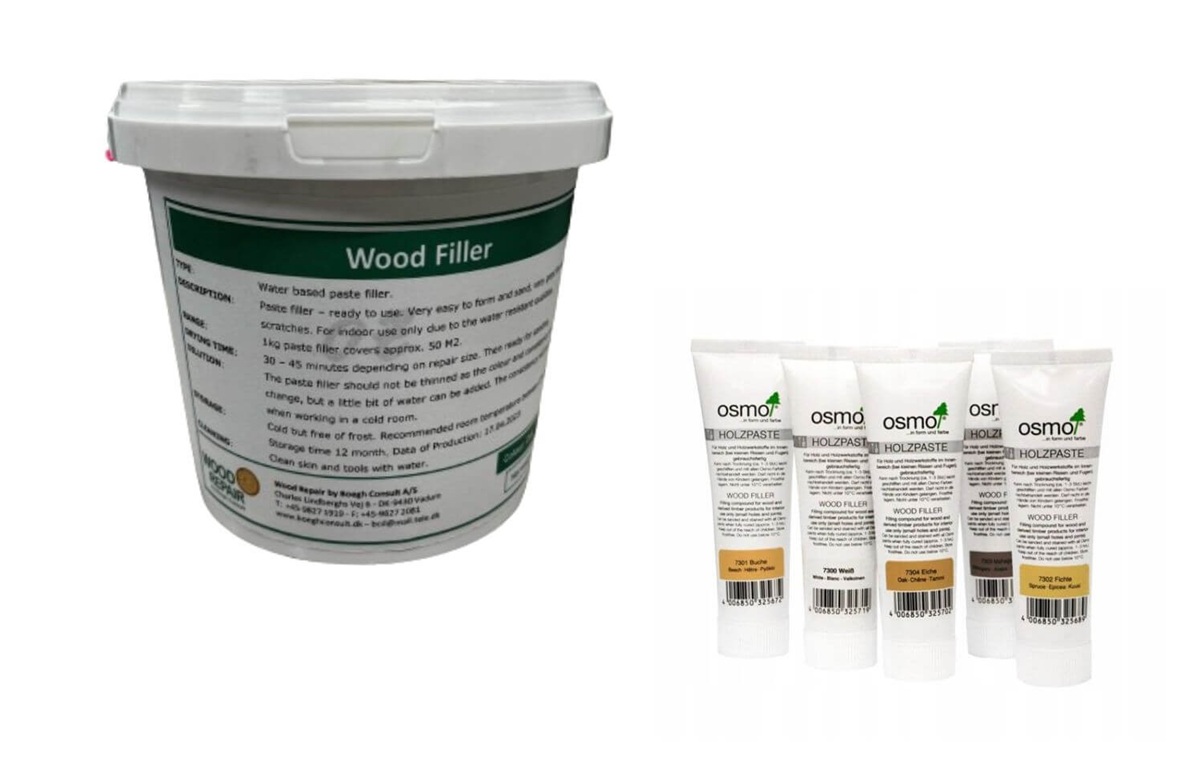 Puukitit ja täyteaineet