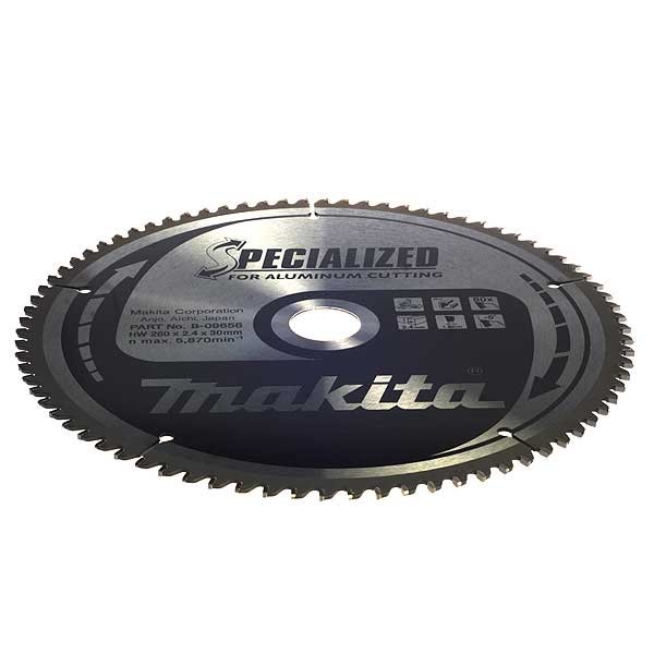 Pöyrösahantetä alumiinille Makita SPECIALIZED; 260x2,3x30,0 mm; Z80; -5°