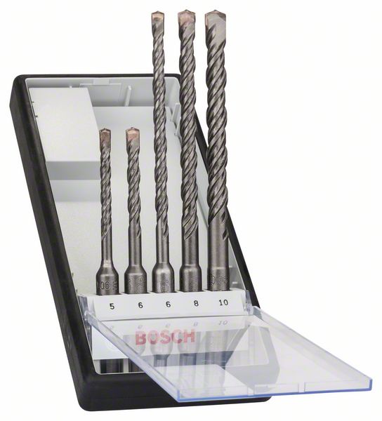 Betoniporanteräsarja Bosch S4L; 5-10 mm; SDS-plus; 5 kpl.