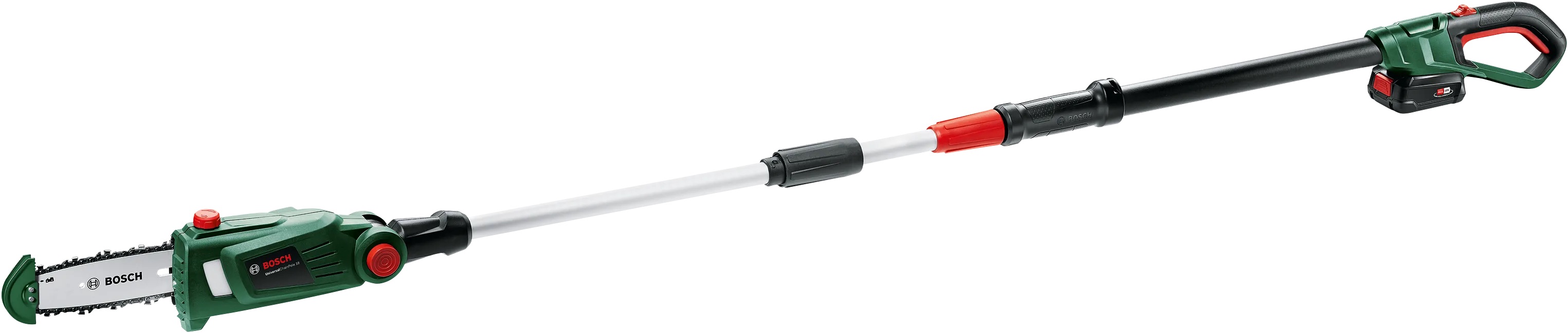 Raivaussahan leikkuupää Bosch Universal Chain Pole 18; 18 V; 1x2,5 Ah akku