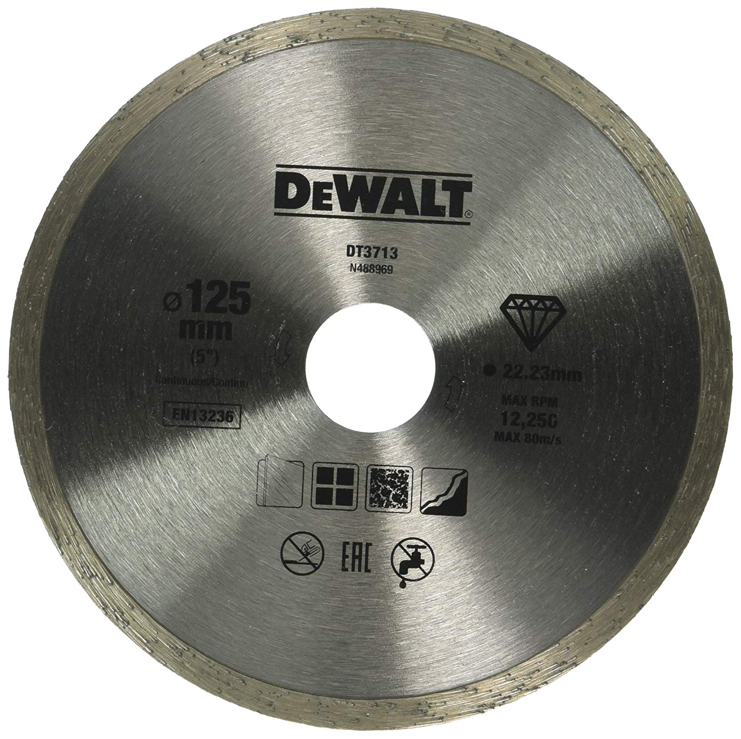 Timanttikatkaisulaikka DeWalt DT3713-QZ; 125 mm