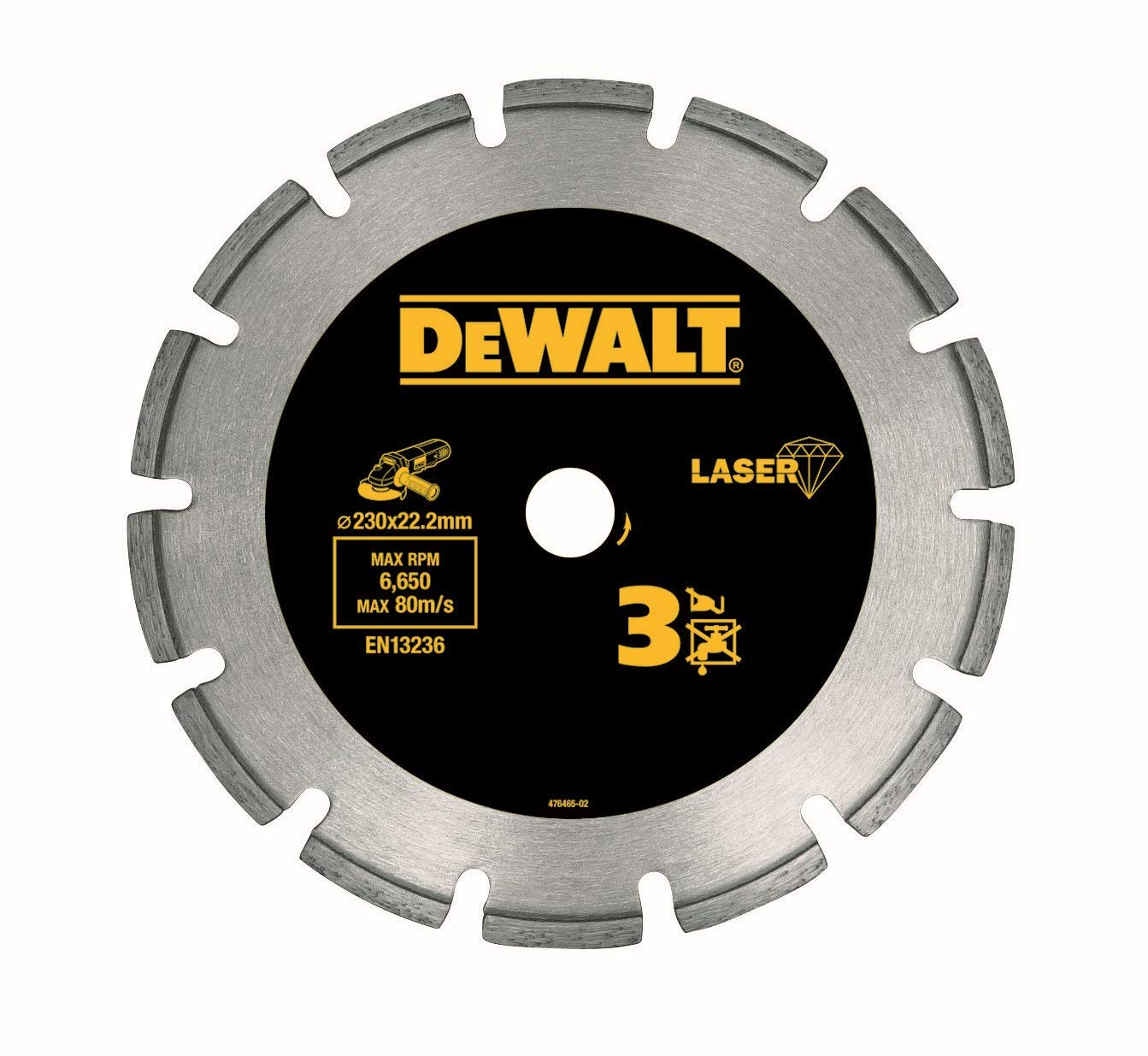 Timanttikatkaisulaikka DeWalt DT3763-XJ; 230 mm