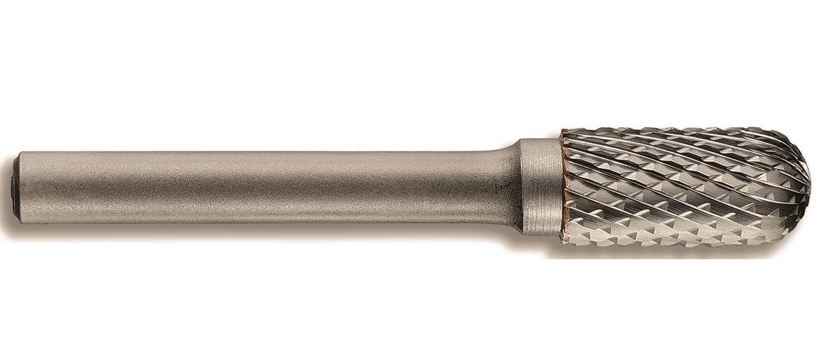 Kovametallijyrsin Tivoly T Line Domed Cylindrical; 8x20 mm