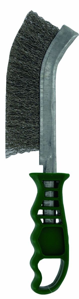 Manuaalinen teräsharja Tivoly Ergonomic Convex; 0,3 mm