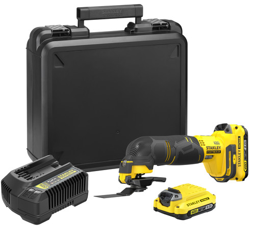 Monitoimityökalu Stanley SFMCE500D2K-QW; 18 V; 2x2,0 Ah akku