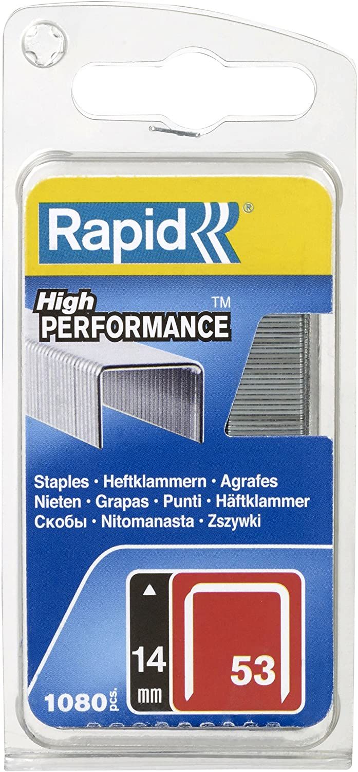 Niitit Rapid 40109506; 14 mm; 1080 kpl.; tyyppi 53; galvanoitu