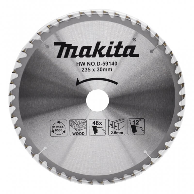 Katkaisuterä puulle Makita; 235x2,5x30,0 mm; Z48; 12°