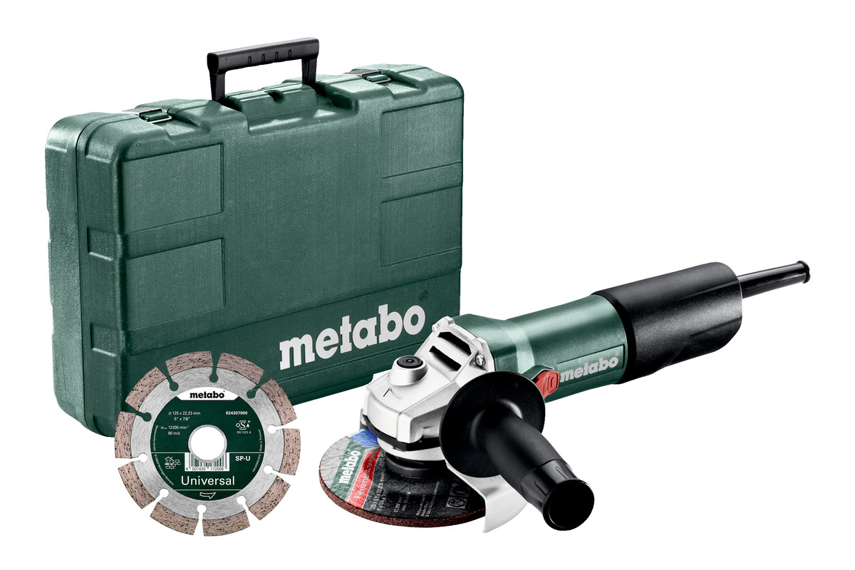Kulmahiomakone Metabo W 850-125 SET