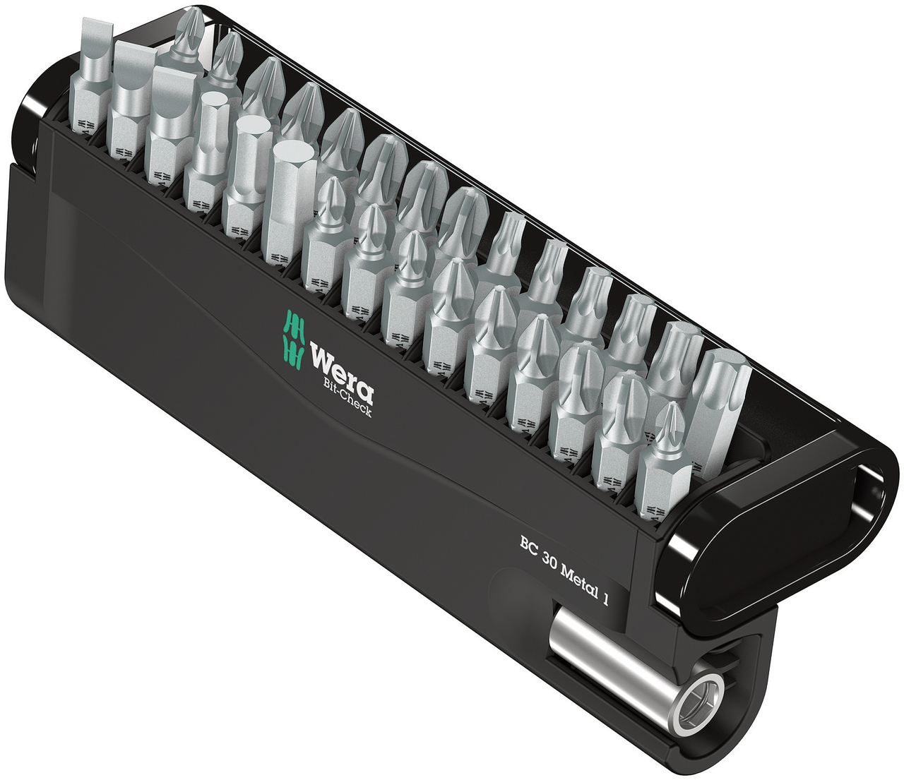 Tarvikesarja Wera BIT-CHECK 30 Metal 1; HEX/PH/PZ/TX/SL; 30 kpl.