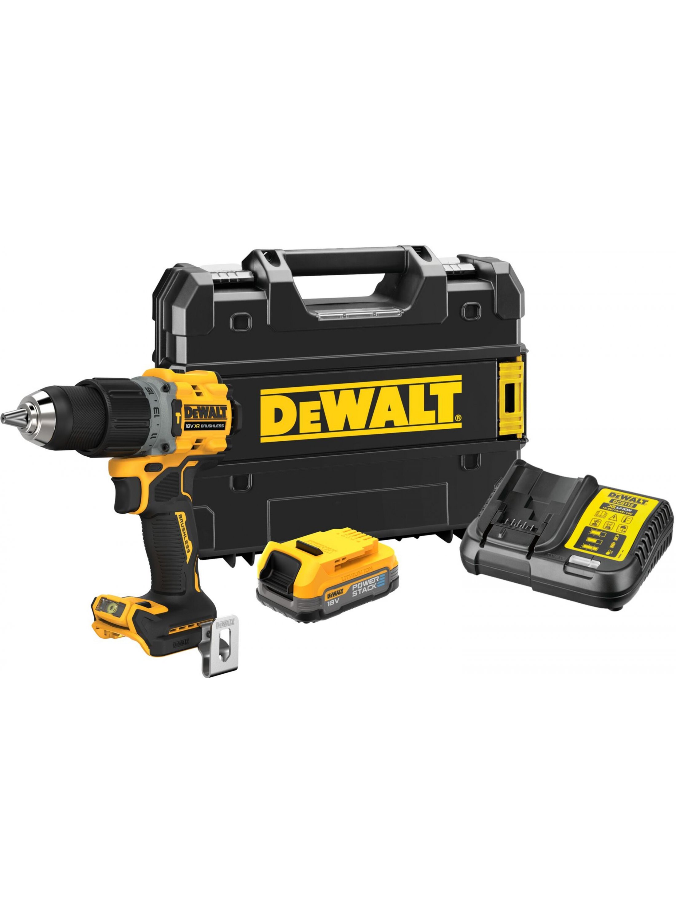Akkuiskuporakone / ruuvinväännin DeWalt DCD805E1T-QW; 18 V; 1x1,7 Ah akku