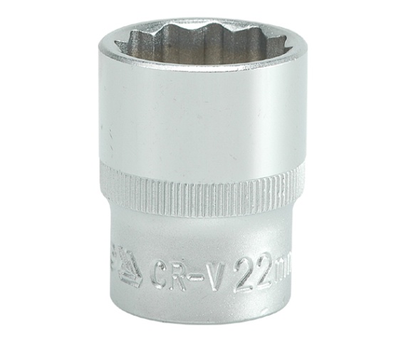Kuusiohylsy Yato YT-1284; 1/2''; 22 mm
