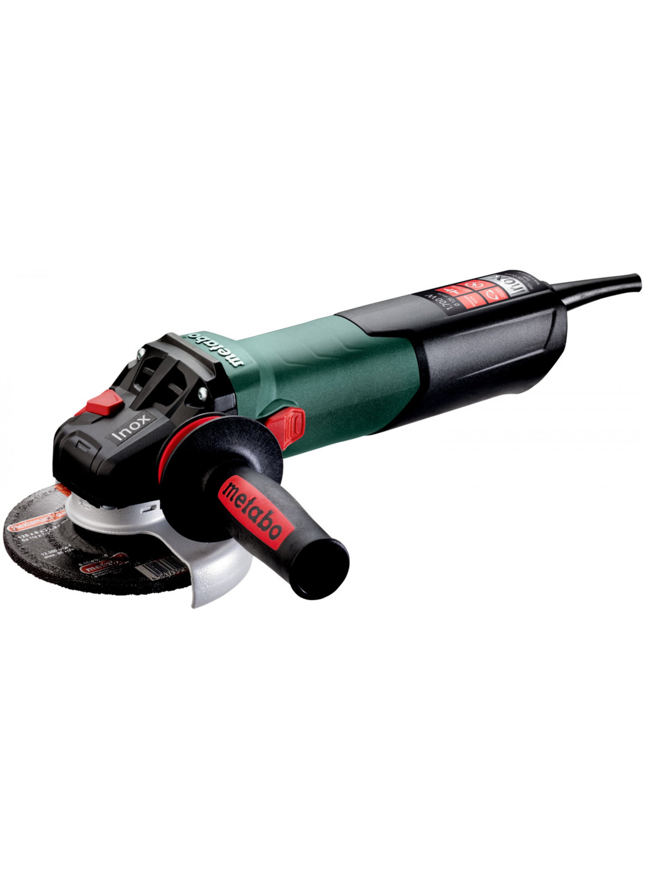 Kulmahiomakone Metabo WEV 17-125 QUICK INOX; 1700 W