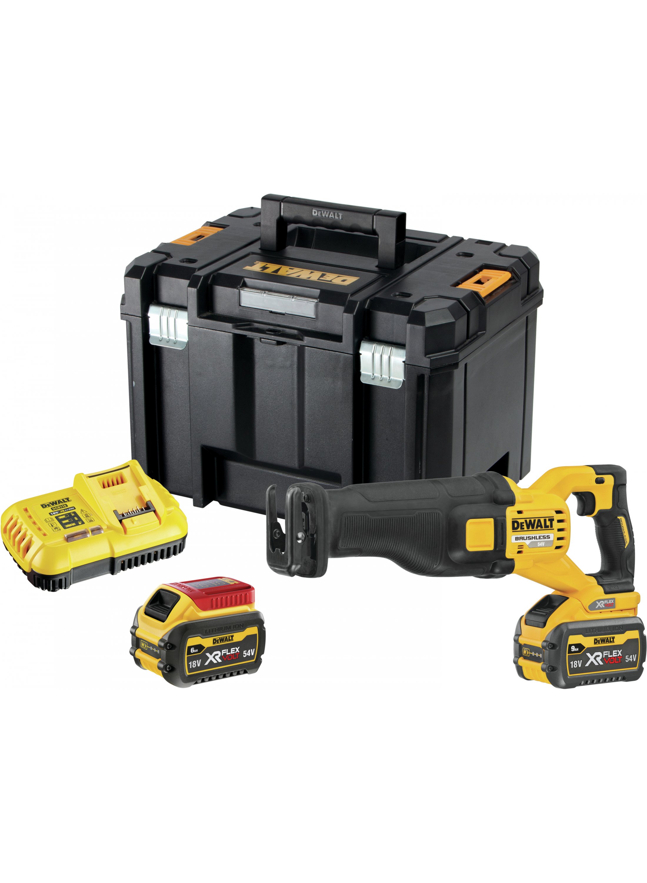 Akkupuukkosaha DeWalt DCS389X2-QW; 54 V; 2x9,0 Ah akku
