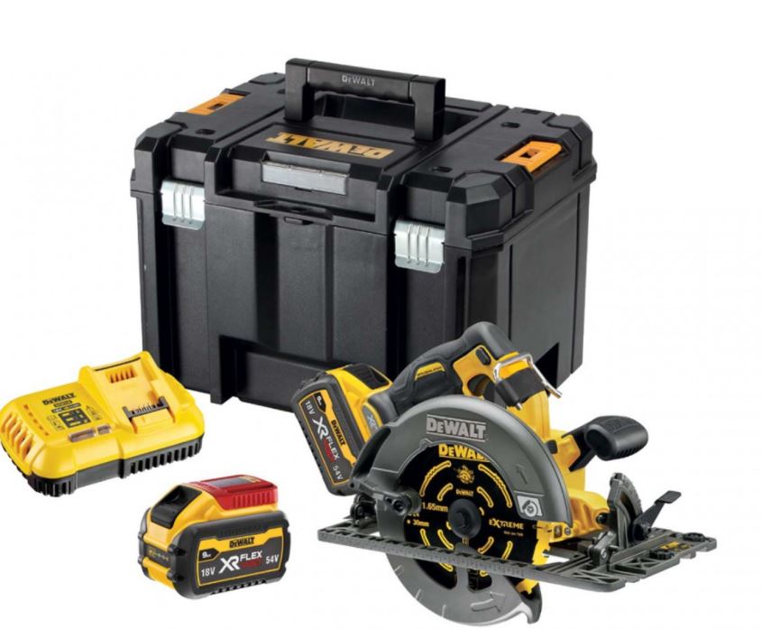 Akkupyörösaha DeWalt DCS579X2-QW; 54 V; 2x9,0 Ah akku