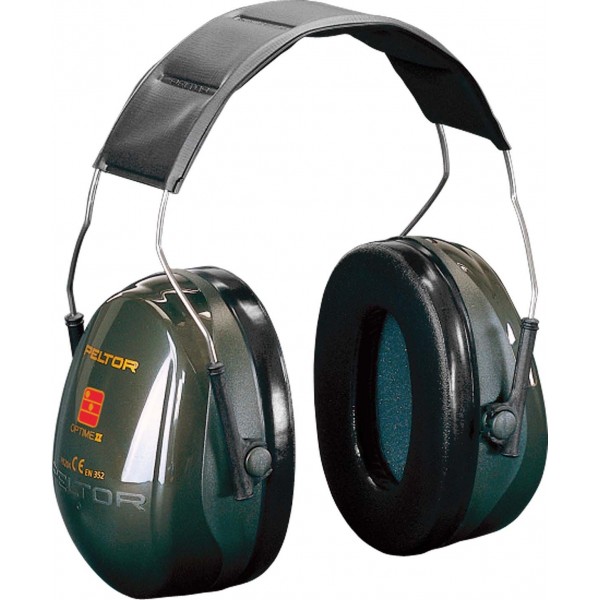 Kuulosuojaimet 3M Peltor OPTIME II CE; 31 dB; Vihreä