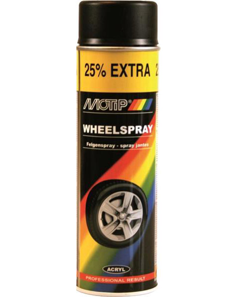 Maali Motip WHEEL SPRAY; 500 ml; musta