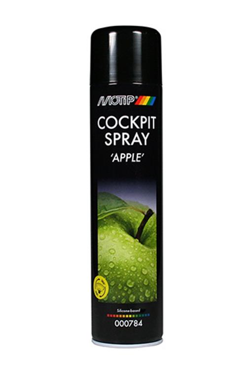 Autonpesuaine Motip COCKPIT SPRAY APPLE; 600 ml