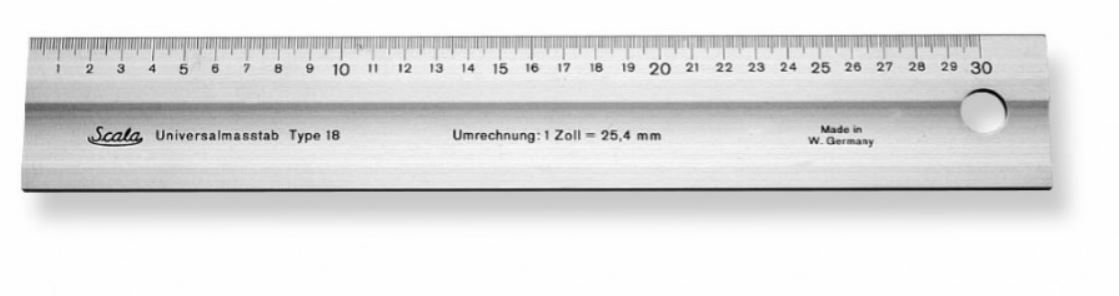 Alumiininen mittatikku Scala 418; 30 cm