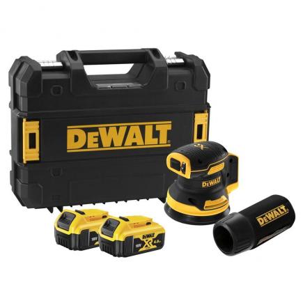 Epäkeskohiomakone DeWalt DCW210P2-QW; 18 V; 2x5,0 Ah akku