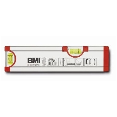 Magneettinen vatupassi BMI Ultrasonic; 20 cm