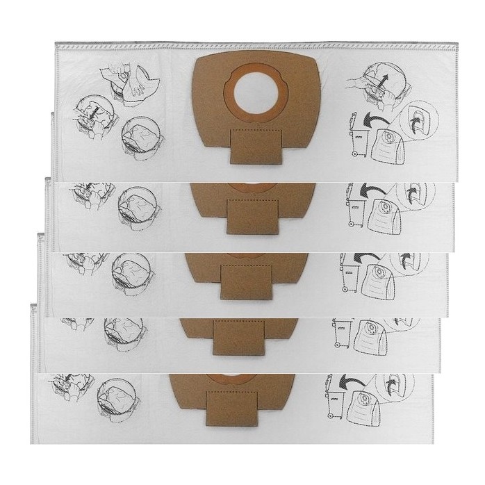 Paperinen pölypussi Makita P-84078; 5 kpl.