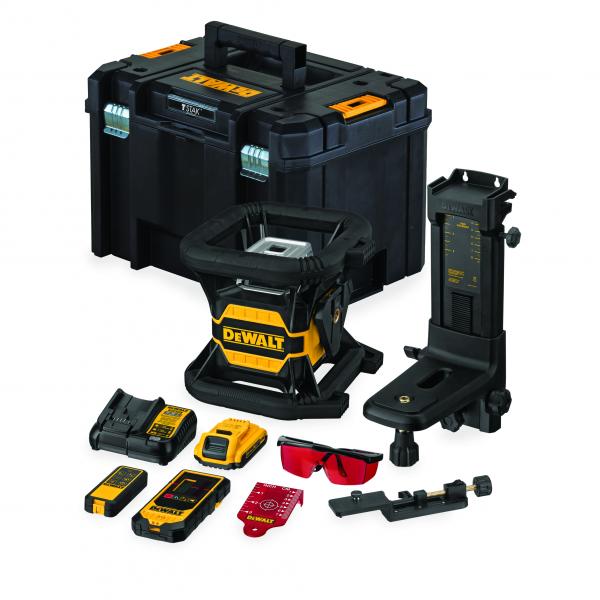Pyörivä laservaaituslaite DeWalt DCE080D1RS-QW; 18 V; 1x2,0 Ah akku