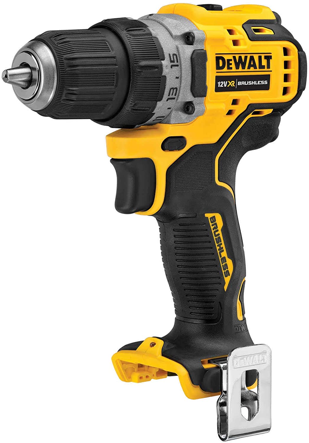 Akkukäyttöinen ruuvinväännin DeWalt DCD701N-XJ; 12 V; (ilman akkua ja laturia)