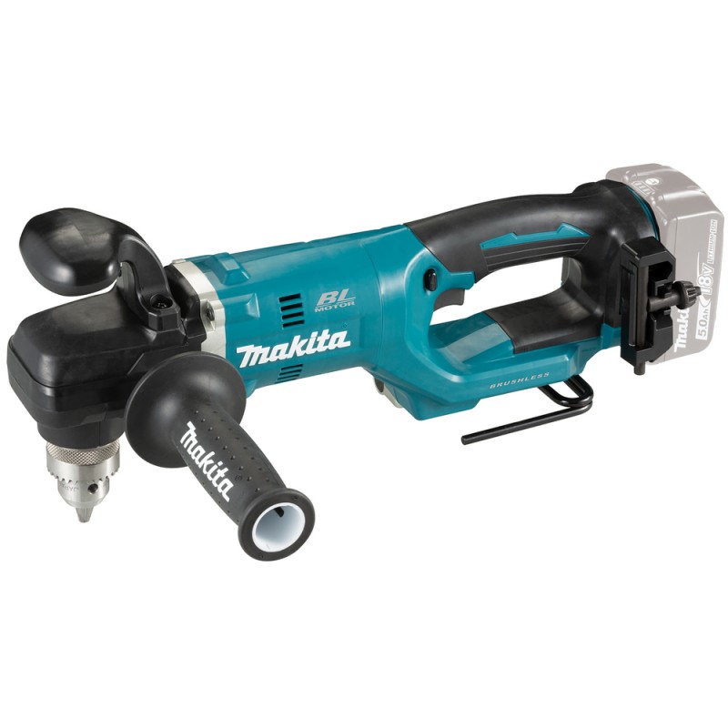 Kulmaporakone Makita DDA450ZK; 18 V (ilman akkua ja laturia)