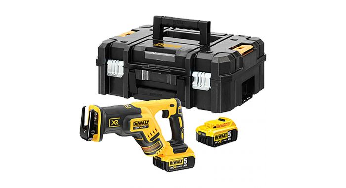 Akkupuukkosaha DeWalt DCS367P2-QW; 18 V; 2x5,0 Ah akku