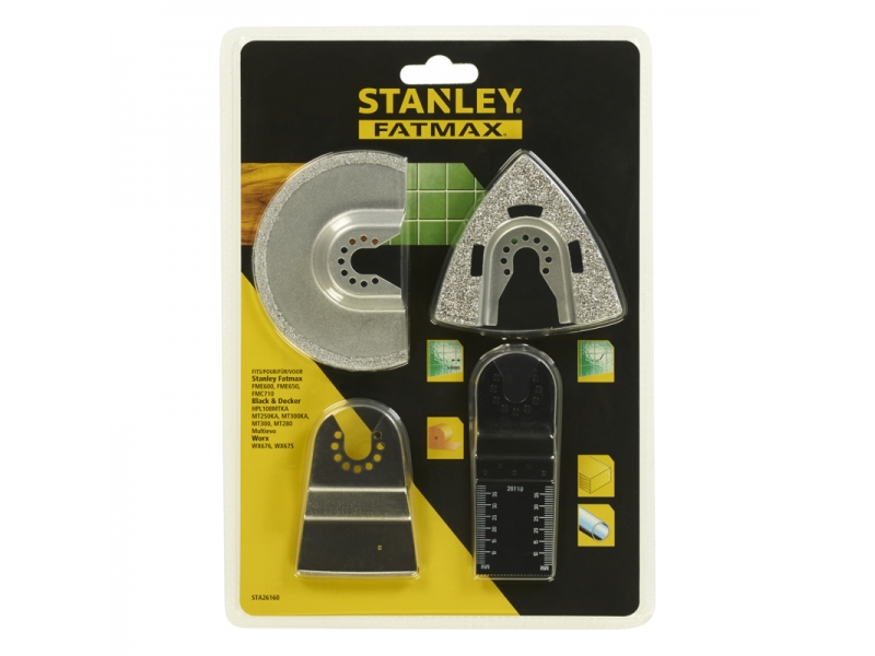 Tarvikesarja Stanley STA26160-XJ; 4 kpl.
