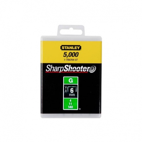 Niitit Stanley; 6 mm; 5000 kpl.; tyyppi G