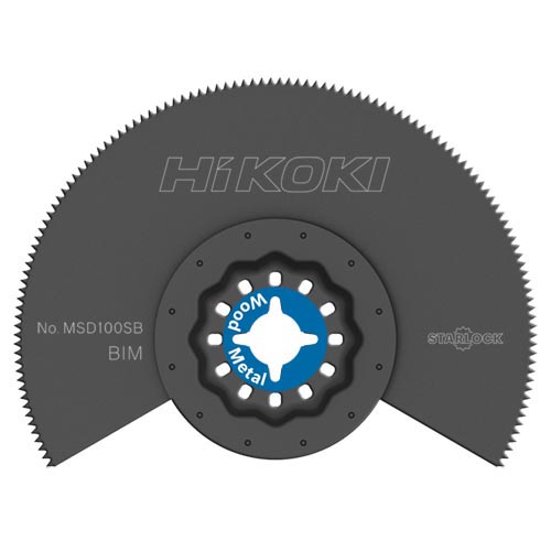 Puolipyöreä segmenttisahanterä Hikoki Starlock MSD100SB