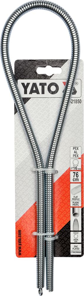 Sisäinen putken taivutusjousi Yato YT-21850; 16 mm/76 cm