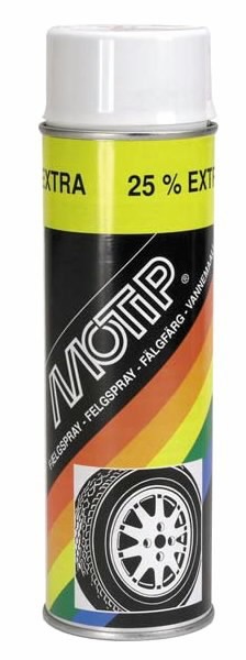 Maali Motip WHEEL SPRAY; 500 ml; valkoinen