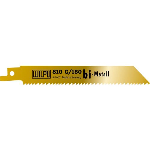 Puukkosahanterä Wilpu 810C/150; 130 mm; 5 kpl.