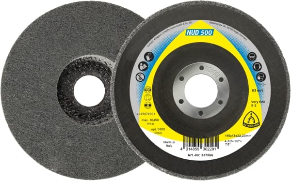 Puhdistuskarhunkieli Klingspor NUD 500; VF; 125x13x22,23 mm; 5 kpl.