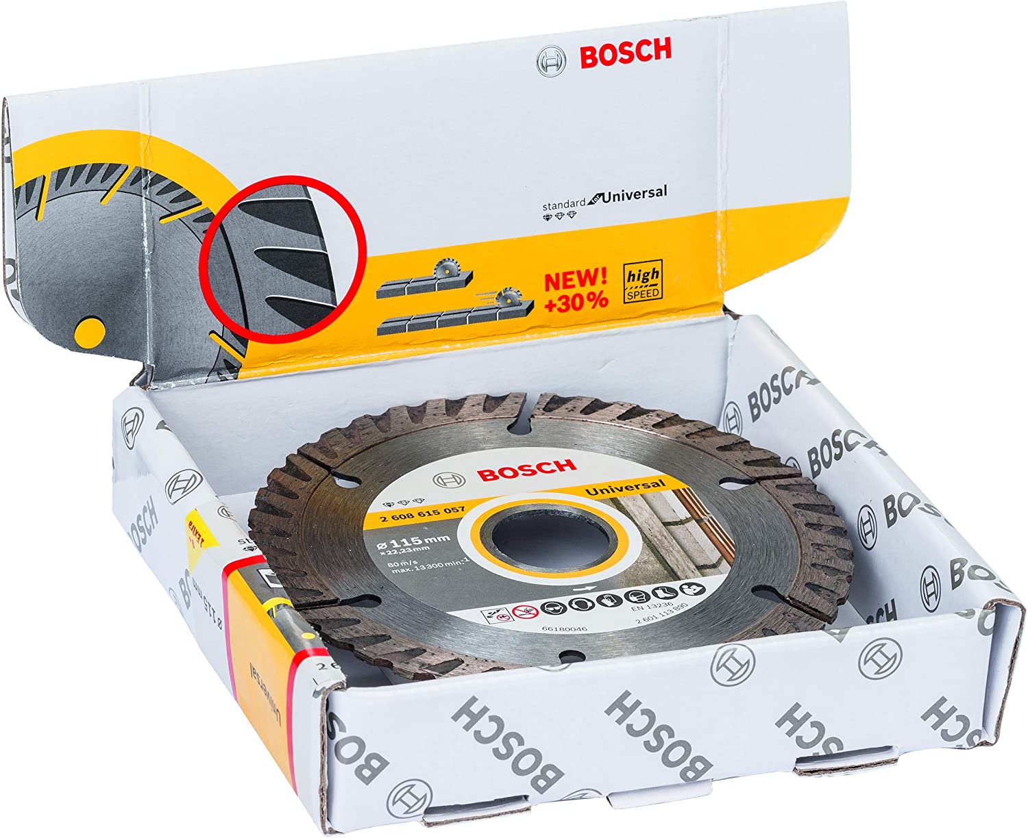 Timanttikatkaisulaikka Bosch Standard for Universal; 115x22,23 mm; 10 kpl.