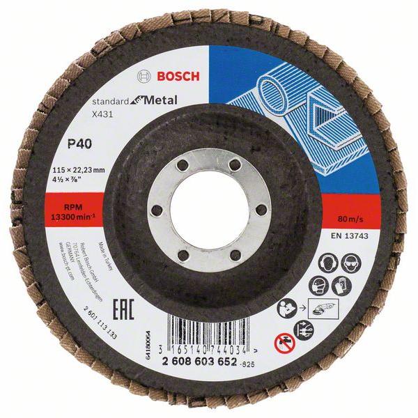 Lamellihiomalaikka  Bosch 2608603657; 125 mm; K60