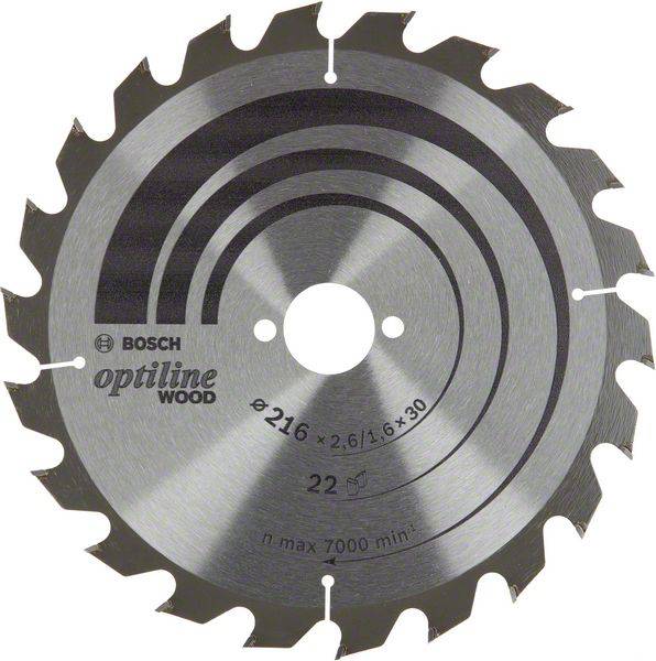 Katkaisulaikka Bosch 2608838410; 216x30 mm; Z22
