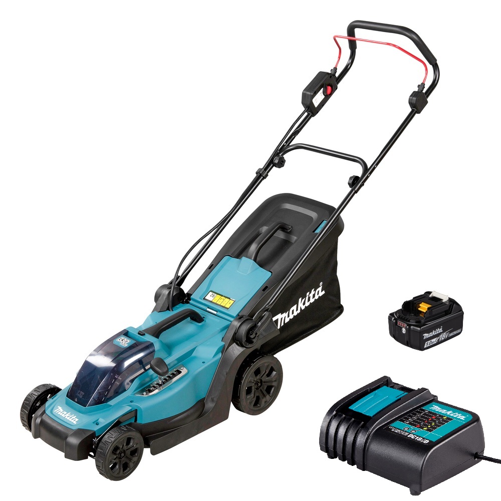 Akkukäyttöinen ruohonleikkuri Makita DLM330ST; 18 V; 1x5,0 Ah akku