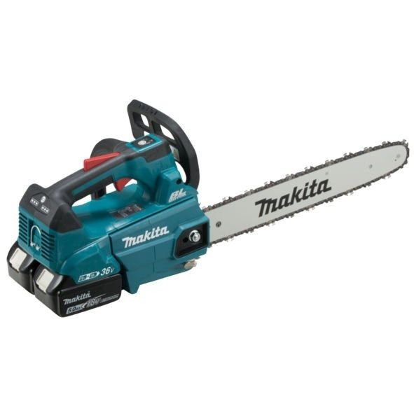 Ketjusaha Makita DUC406PT2B; 2x18 V; 2x5,0 Ah akku; laippa 40 cm
