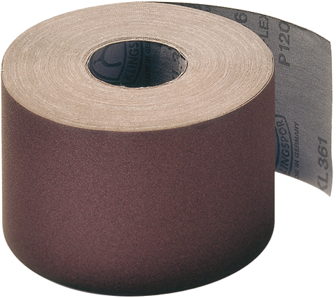 Hiekkapaperirulla Klingspor; KL 361 JF; 80x50000 mm; K80; 1 kpl.