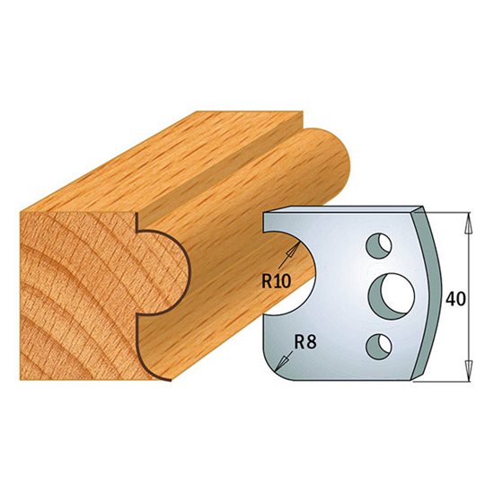 Rajoittimet profiiliveitsille CMT 691.004; 2 kpl.