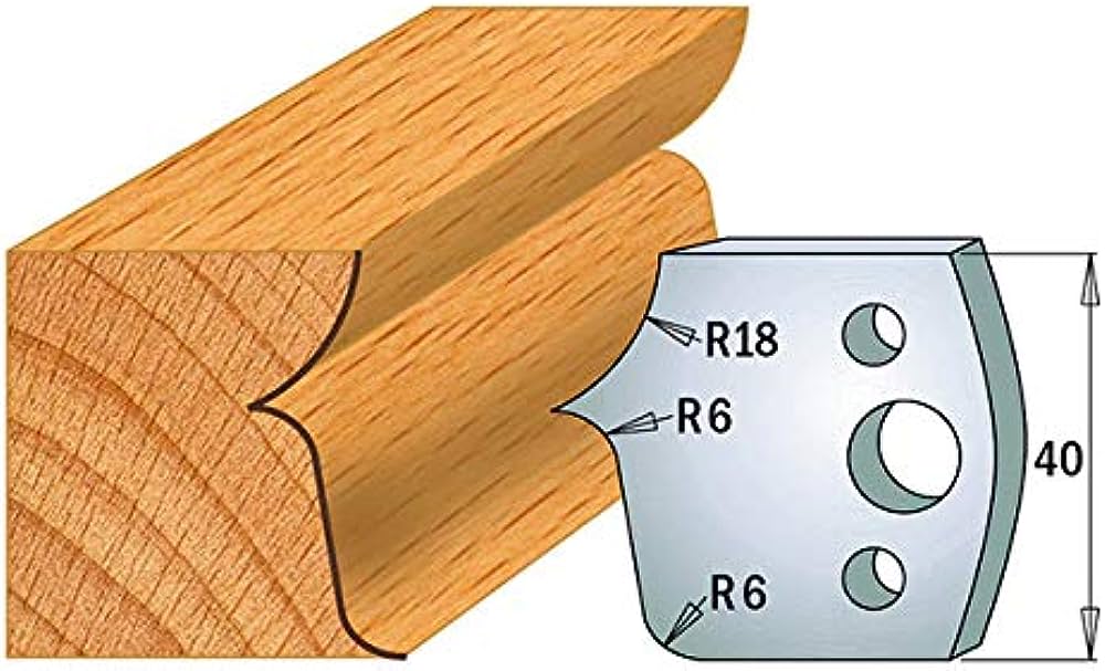 Rajoittimet profiiliveitsille CMT 691.046; 2 kpl.