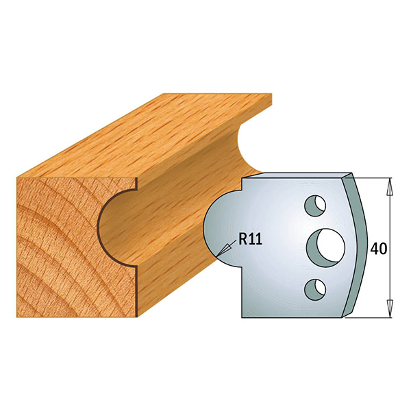 Rajoittimet profiiliveitsille CMT 691.093; 2 kpl.