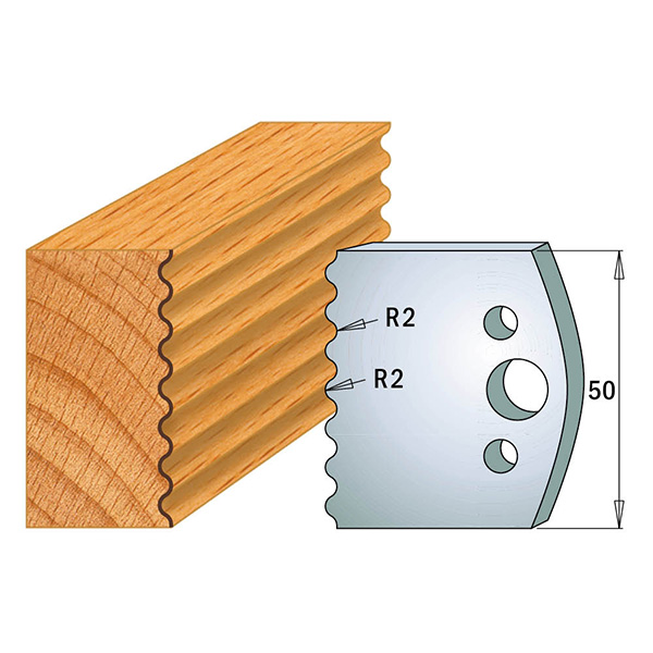 Rajoittimet profiiliveitsille CMT 691.552; 2 kpl.
