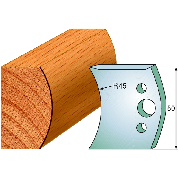 Rajoittimet profiiliveitsille CMT 691.556; 2 kpl.