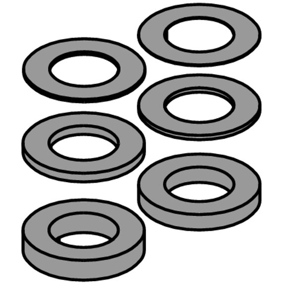 SPACER RING KIT Ø70X33X50 FOR CUTTER HEAD 694.005.50