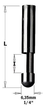 Kopiojyrsin CMT; S=6 mm; D=6 mm