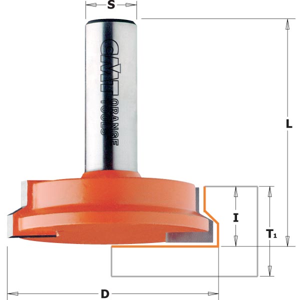 Jyrsin CMT; S=8 mm; D=25,4 mm